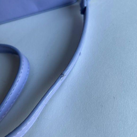 Steve Madden Lavender Polyurethane Leather Small Crossbody Shoulder Bag - Picture 3 of 11